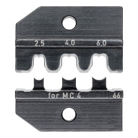 KNIPEX 97 49 66 Crimpeinsatz für Solar-Steckverbinder MC4® & MC4® Evo 2 2,5/4/6 mm²