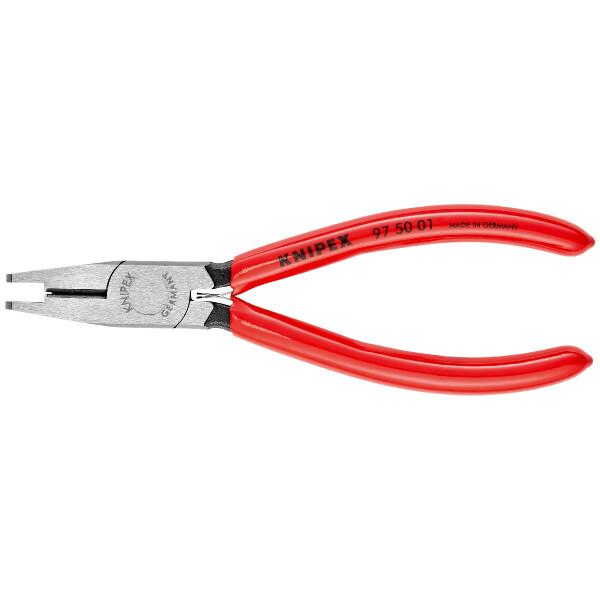 KNIPEX 97 50 01 Crimpzange für Scotchlok™-Verbinder mit Schneiden mit Kunststoff überzogen 155 mm