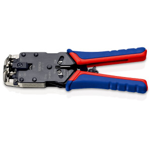 KNIPEX 97 51 12 SB Crimpzange für Westernstecker mit...
