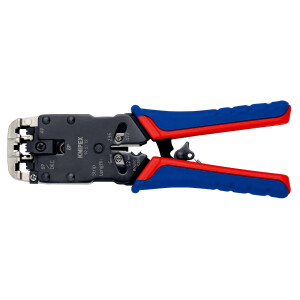KNIPEX 97 51 12 Crimpzange für Westernstecker mit...