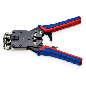 KNIPEX 97 51 12 Crimpzange für Westernstecker mit...
