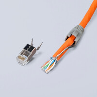 KNIPEX 97 51 13 SB Crimpzange für RJ45-Westernstecker mit Mehrkomponenten-Hüllen brüniert 190 mm