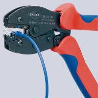 KNIPEX 97 52 36 SB PreciForce® Crimpzange mit Mehrkomponenten-Hüllen brüniert 220 mm