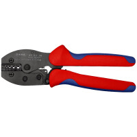 KNIPEX 97 52 38 PreciForce® Crimpzange mit Mehrkomponenten-Hüllen brüniert 220 mm
