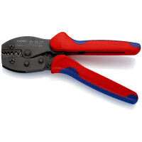 KNIPEX 97 52 38 PreciForce® Crimpzange mit Mehrkomponenten-Hüllen brüniert 220 mm