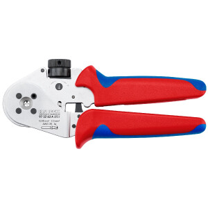 KNIPEX 97 52 63 A Vierdorncrimpzange für gedrehte...