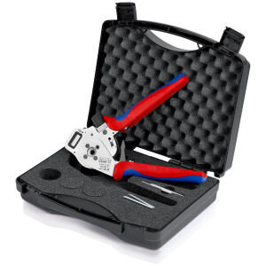 KNIPEX 97 52 65 DG Vierdorncrimpzange für gedrehte...