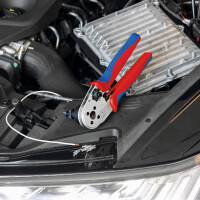 KNIPEX 97 52 67 DT Vierdorn-Crimpzange für DEUTSCH-Kontakte  230 mm