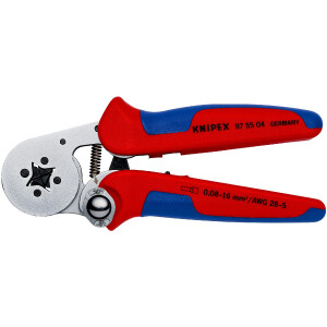 KNIPEX 97 55 04 SB Selbsteinstellende Crimpzange für...