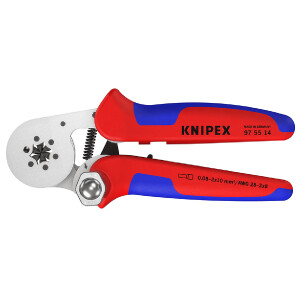 KNIPEX 97 55 14 Selbsteinstellende Crimpzange für...