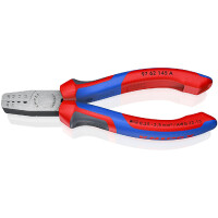 KNIPEX 97 62 145 A Crimpzange für Aderendhülsen mit Comfort-Griffen 145 mm