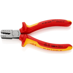 KNIPEX 97 68 145 A Crimpzange für Aderendhülsen...