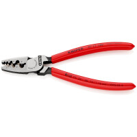 KNIPEX 97 71 180 Crimpzange für Aderendhülsen mit Kunststoff überzogen 180 mm