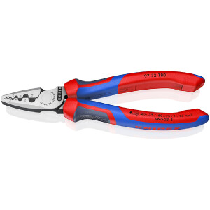 KNIPEX 97 72 180 Crimpzange für Aderendhülsen...