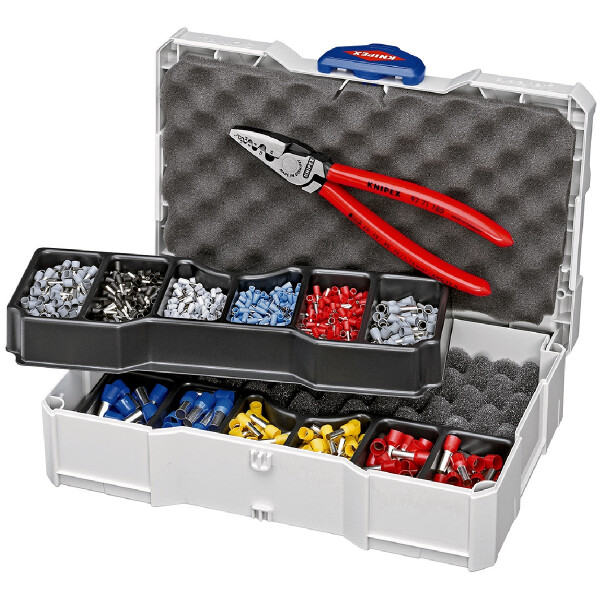 KNIPEX 97 90 06 Crimp-Sortiment für Aderendhülsen 265 mm
