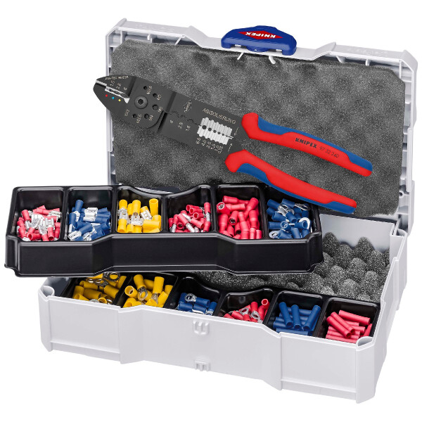 KNIPEX 97 90 26 Crimp-Sortiment für Kabelverbinder 13-teilig 265 mm