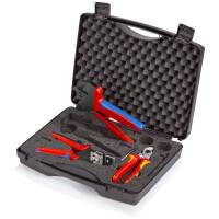 KNIPEX 97 91 03 Werkzeugkoffer für Photovoltaik 1 x 12 12 12, 1 x 95 16 165, 1 x 97 43 200 A 280 mm