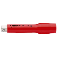 KNIPEX 98 35 125 Verlängerung mit Innen- / Außenvierkant 3/8" 125 mm