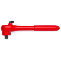 KNIPEX 98 41 Umschaltknarre mit Außenvierkant 1/2" 265 mm