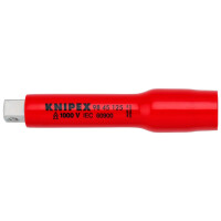 KNIPEX 98 45 125 Verlängerung mit Innen- / Außenvierkant 1/2" 125 mm