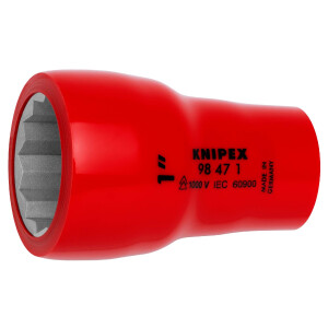 KNIPEX 98 47 1" Steckschlüsseleinsatz...