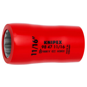 KNIPEX 98 47 11/16" Steckschlüsseleinsatz...