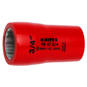 KNIPEX 98 47 3/4" Steckschlüsseleinsatz...