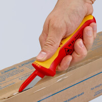 KNIPEX 98 54 SB Kabelmesser isolierender Mehrkomponenten-Griff, VDE-geprüft 190 mm