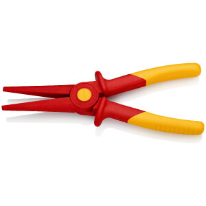 KNIPEX 98 62 02 Flachrundzange aus Kunststoff isolierend...