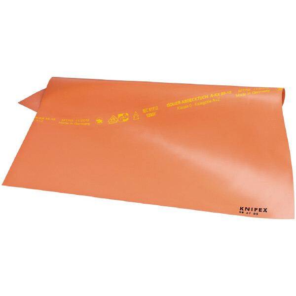 KNIPEX 98 67 05 Abdecktuch aus Gummi 500 mm