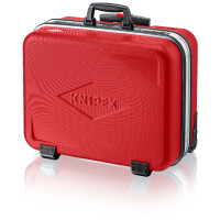 KNIPEX 98 99 15 Werkzeugkoffer "BIG Twin Move RED" Elektro Kompetenz 42-teilig 290 mm