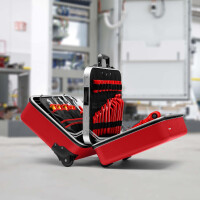 KNIPEX 98 99 15 Werkzeugkoffer "BIG Twin Move RED" Elektro Kompetenz 42-teilig 290 mm