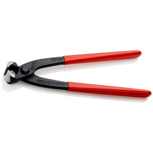 KNIPEX 99 01 220 SB Monierzange (Rabitz- oder Flechterzange) mit Kunststoff überzogen schwarz atramentiert 220 mm