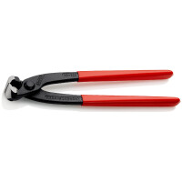 KNIPEX 99 01 220 SB Monierzange (Rabitz- oder Flechterzange) mit Kunststoff überzogen schwarz atramentiert 220 mm