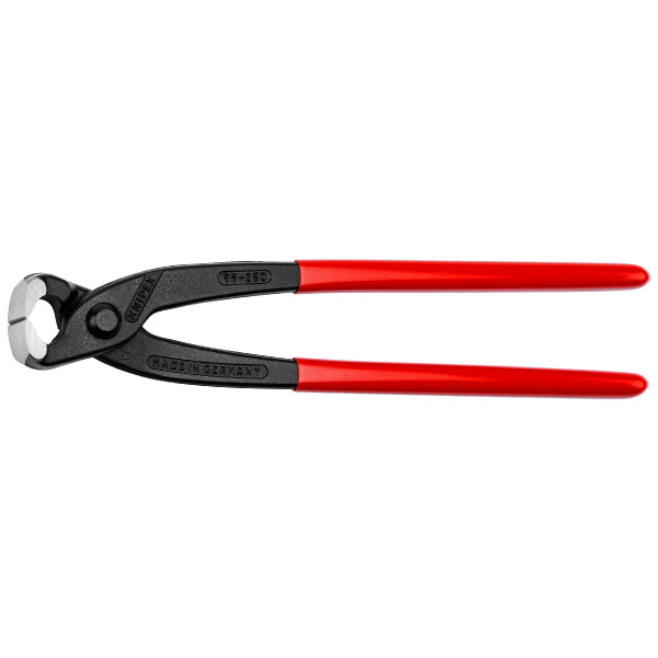 KNIPEX 99 01 250 Monierzange (Rabitz- oder Flechterzange) mit Kunststoff überzogen schwarz atramentiert 250 mm