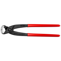 KNIPEX 99 01 250 Monierzange (Rabitz- oder Flechterzange) mit Kunststoff überzogen schwarz atramentiert 250 mm