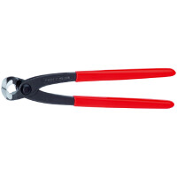 KNIPEX 99 01 280 SB Monierzange (Rabitz- oder Flechterzange) mit Kunststoff überzogen schwarz atramentiert 280 mm