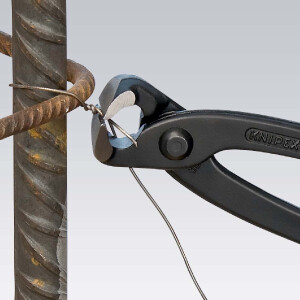 KNIPEX 99 01 300 EAN Monierzange (Rabitz- oder Flechterzange) mit Kunststoff überzogen schwarz atramentiert 300 mm