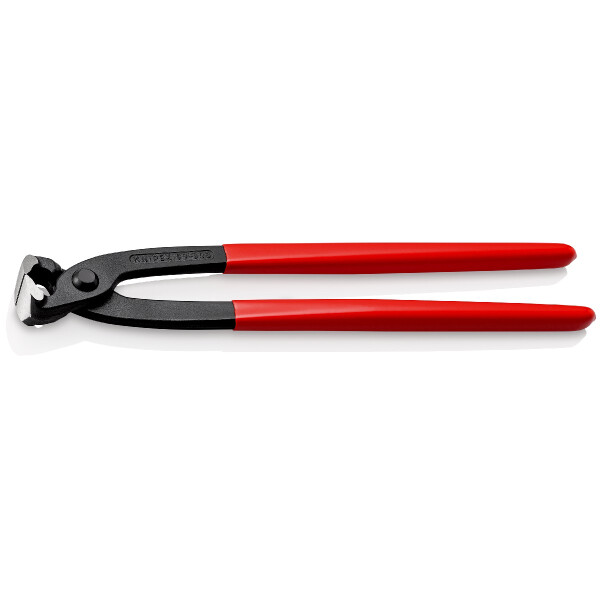 KNIPEX 99 01 300 Monierzange (Rabitz- oder Flechterzange) mit Kunststoff überzogen schwarz atramentiert 300 mm
