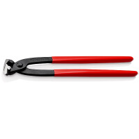 KNIPEX 99 01 300 Monierzange (Rabitz- oder Flechterzange) mit Kunststoff überzogen schwarz atramentiert 300 mm
