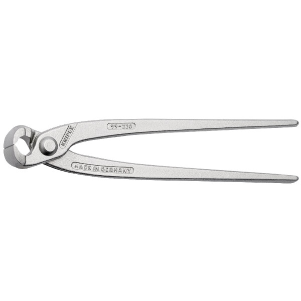 KNIPEX 99 04 220 Monierzange (Rabitz- oder Flechterzange) glanzverzinkt 220 mm