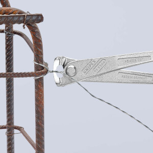KNIPEX 99 14 300 Kraft-Monierzange hochübersetzt glanzverzinkt 300 mm