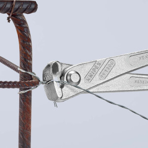 KNIPEX 99 14 300 Kraft-Monierzange hochübersetzt glanzverzinkt 300 mm