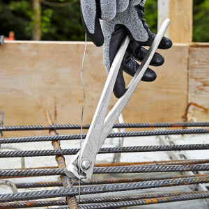 KNIPEX 99 14 300 Kraft-Monierzange hochübersetzt glanzverzinkt 300 mm