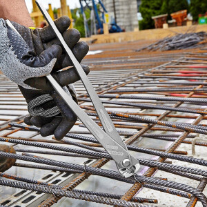 KNIPEX 99 14 300 Kraft-Monierzange hochübersetzt glanzverzinkt 300 mm