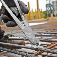 KNIPEX 99 14 300 Kraft-Monierzange hochübersetzt glanzverzinkt 300 mm