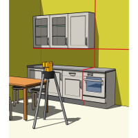 STABILA MPLAX50 Kreuzlinien-Laser LAX 50, 2-teiliges Set