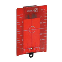 STABILA MPZP Zielplatte ZP, rot