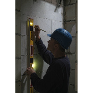 STABILA MPType1962LED Wasserwaage Type 196-2 LED, 122 cm
