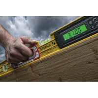 STABILA MPType196electronic Elektronik-Wasserwaage TECH 196 electronic IP 65, 122 cm, mit Wasserwaagen-Tasche